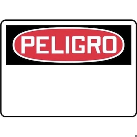 Accuform 14 in W, 10 in H, Adhesive Dura-Poly SHMRBH205XV